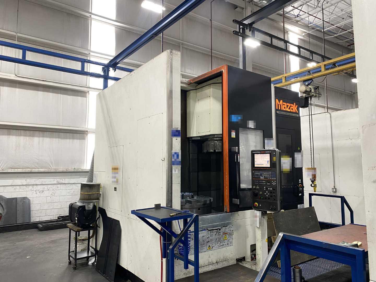 Mazak Megaturn Nexus 900 CNC Vertical Turning Center Mazatrol Matrix Nexus, 15,871 Hours, 2013, 36" Chuck, 39.37" Swing, 36.22" Turn Dia, 31.50" Turn Height, 12-Station Turret