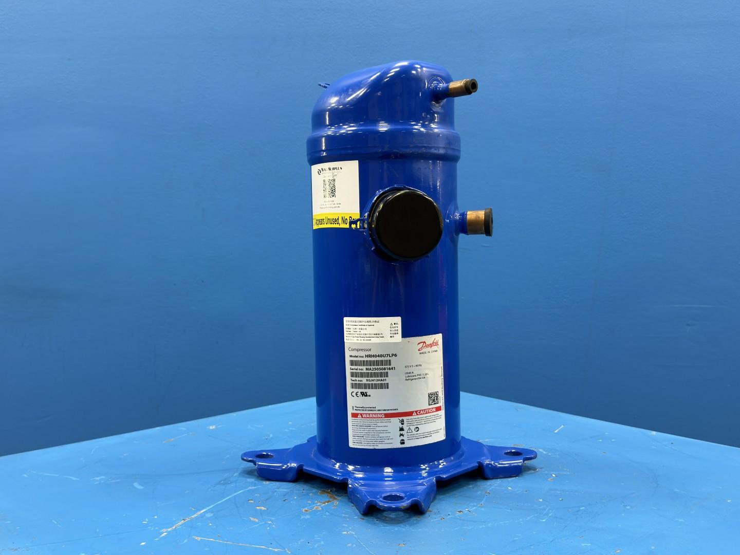 Danfoss Scroll Compressor 3.3 Ton 40,000 BTU HRH040U7LP6 575V 3 Phase R410A