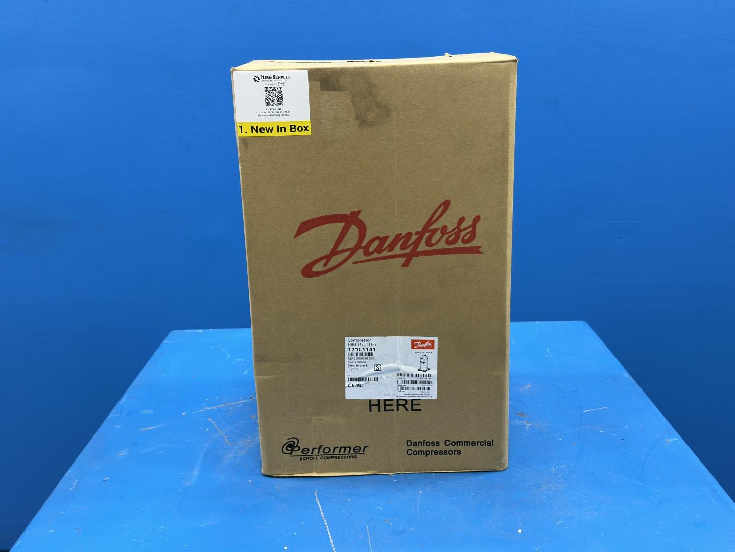 Danfoss Scroll Compressor 2.7 Ton 32,000 BTU HRH032U1LP6 208-230V 1 Phase R410A