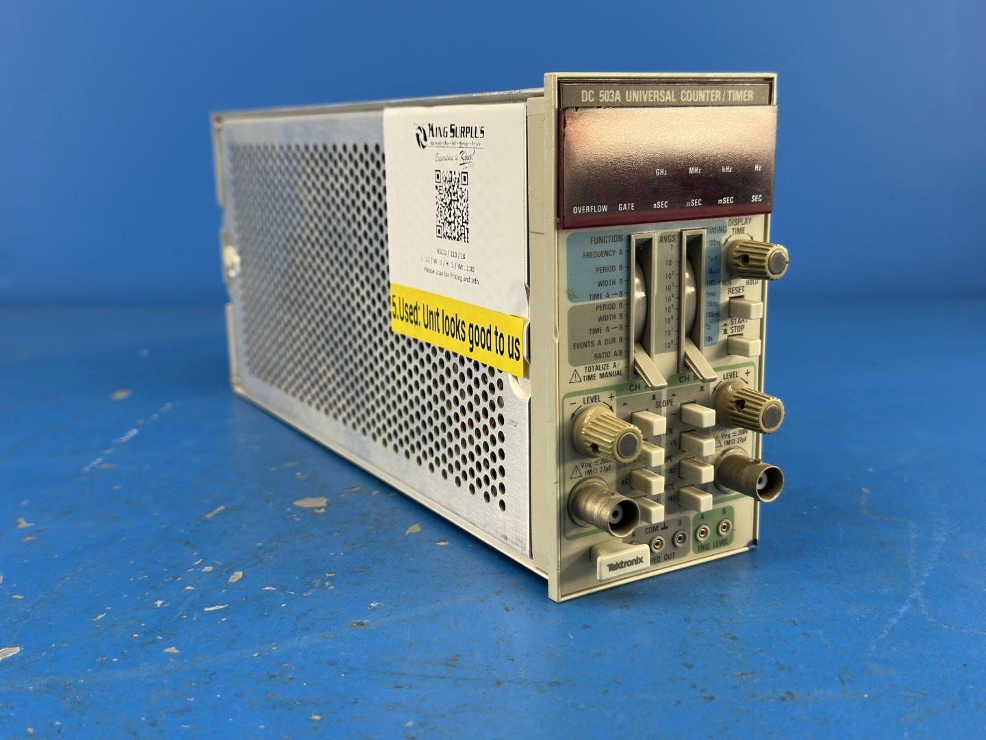 TEKRONIX DC 503A UNIVERSAL COUNTER / TIMER