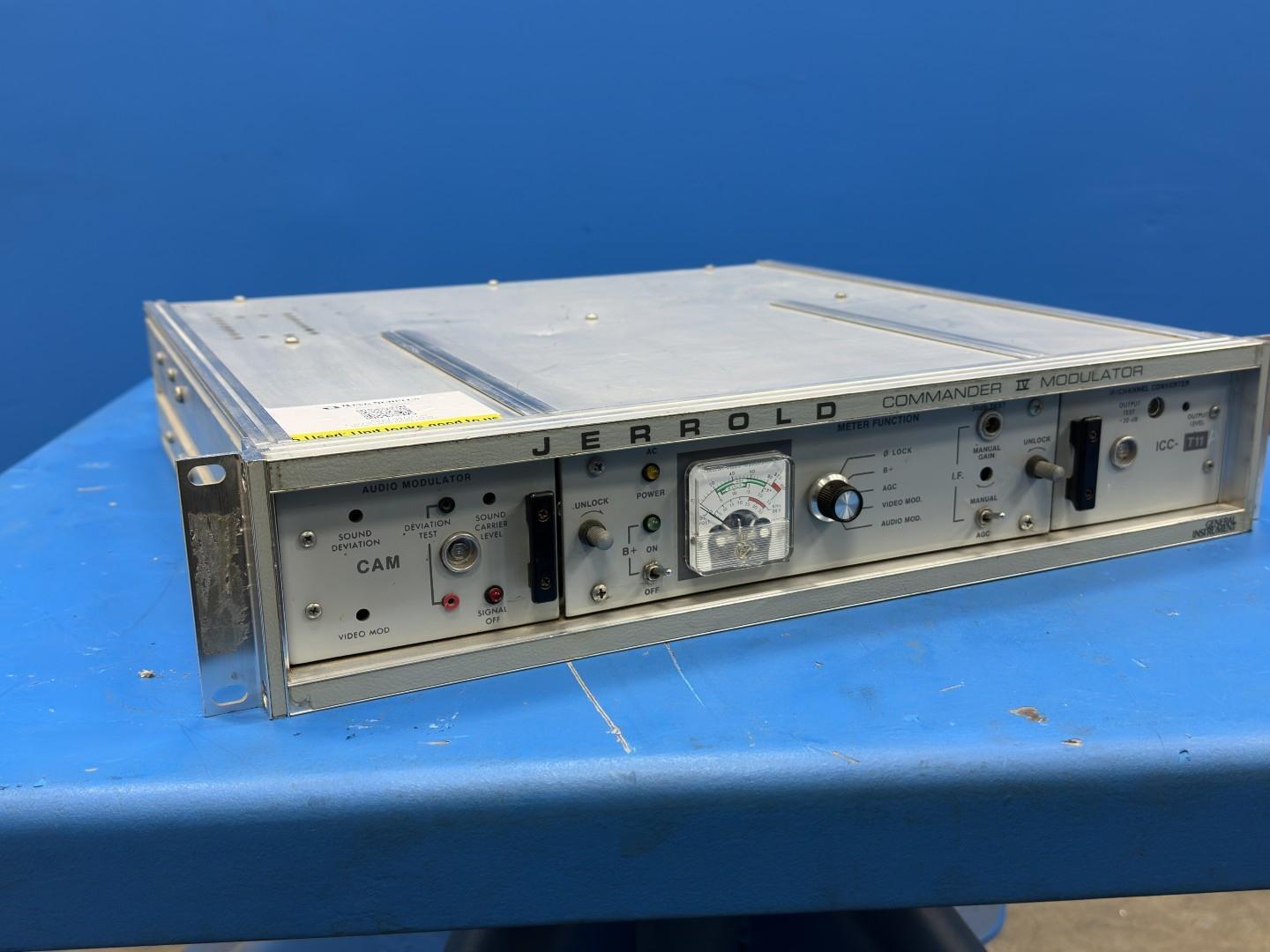 JERROLD COMMANDER IV MODULATOR GENERAL INSTRUMENT