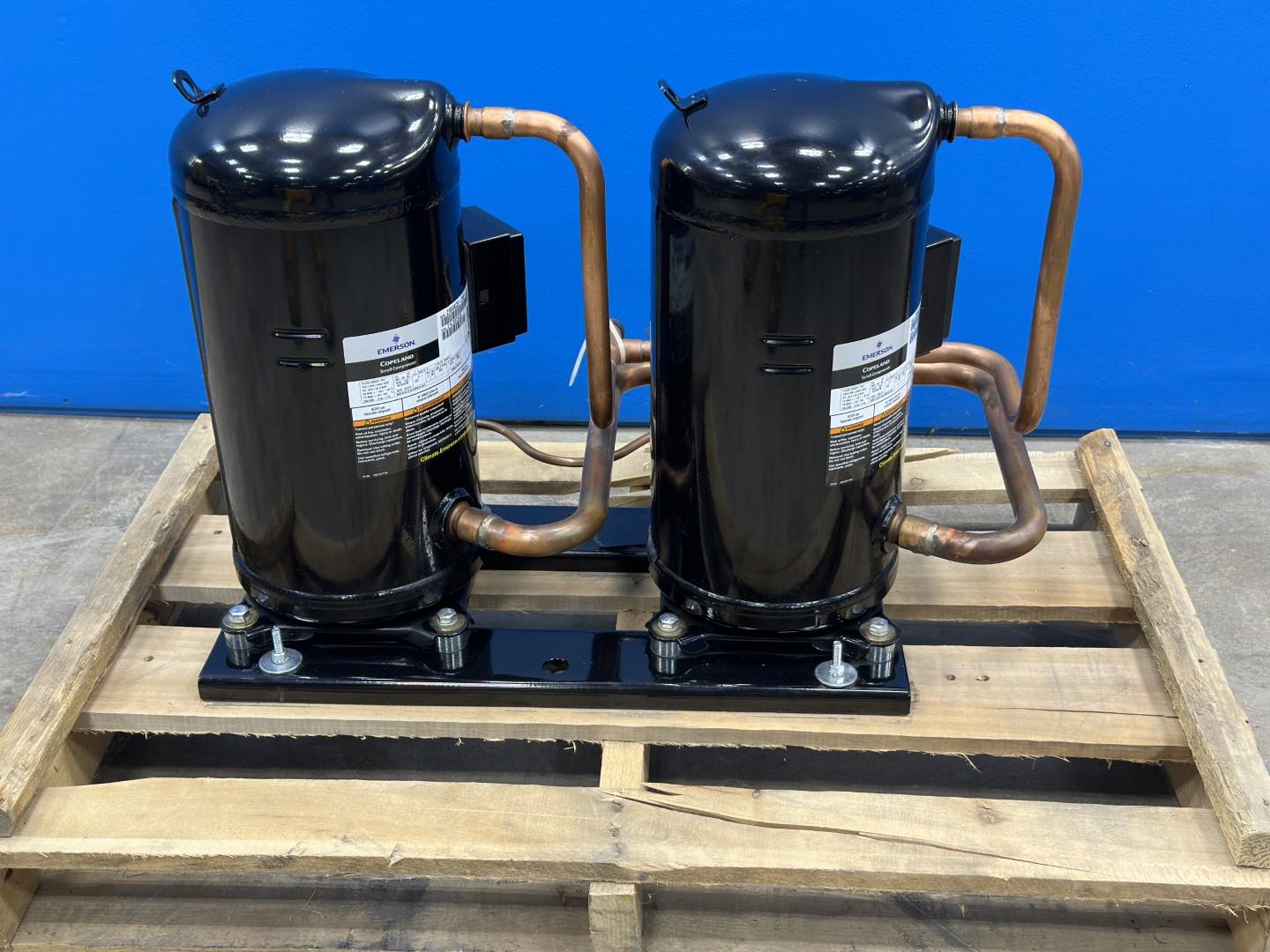 Copeland Scroll Compressor 16 Ton 191,500 BTU Tandem ZRT188KCE-TFE-950 575V 3 Phase R22 R407C
