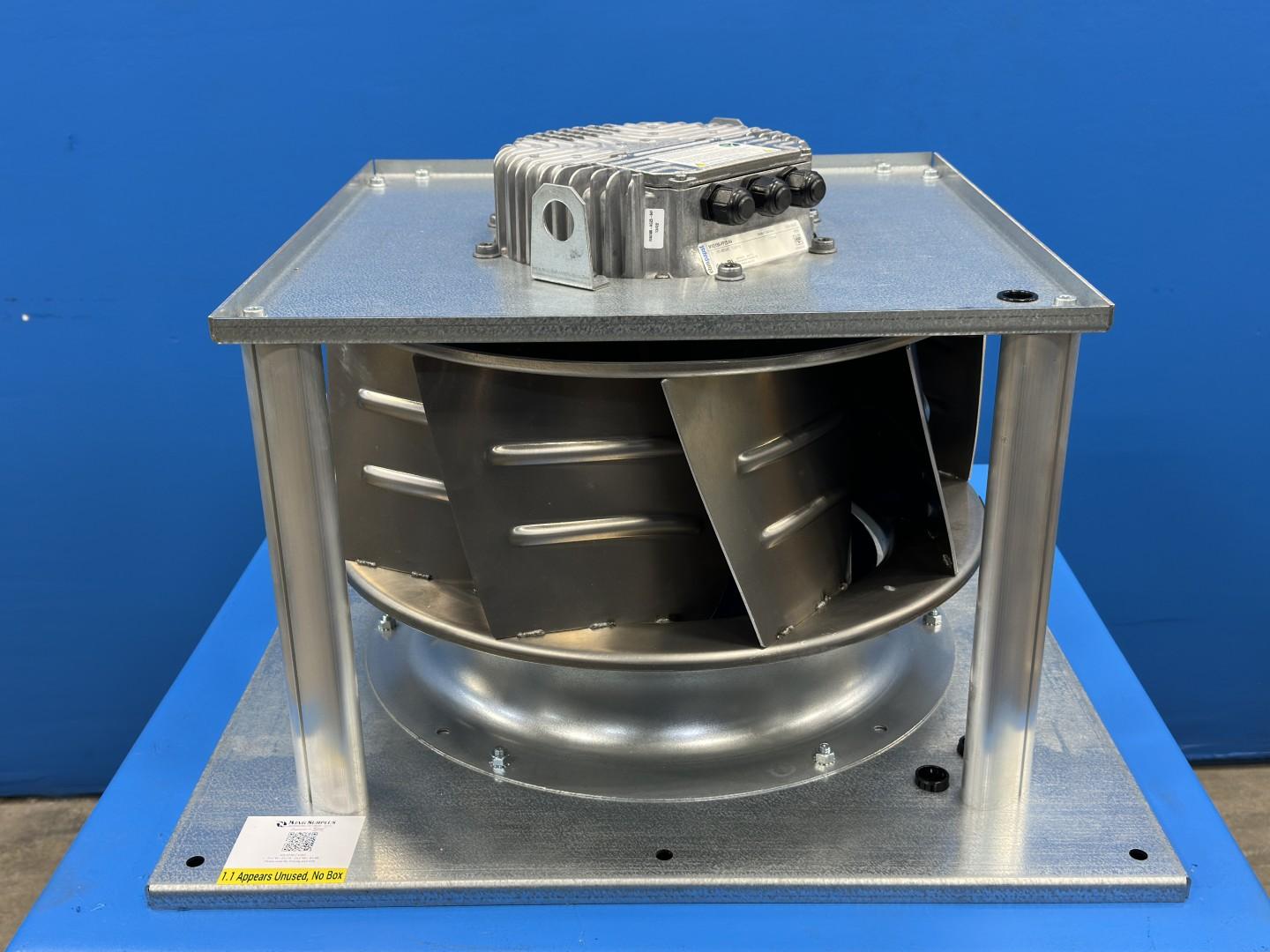 EC Centrifugal Plenum Fan 500mm ebm-papst RadiPac M3G150-FF25-64 Backward Curved AHU Plug Fan 1.4kW 380-480V 3-Phase EG1R-480-500-13