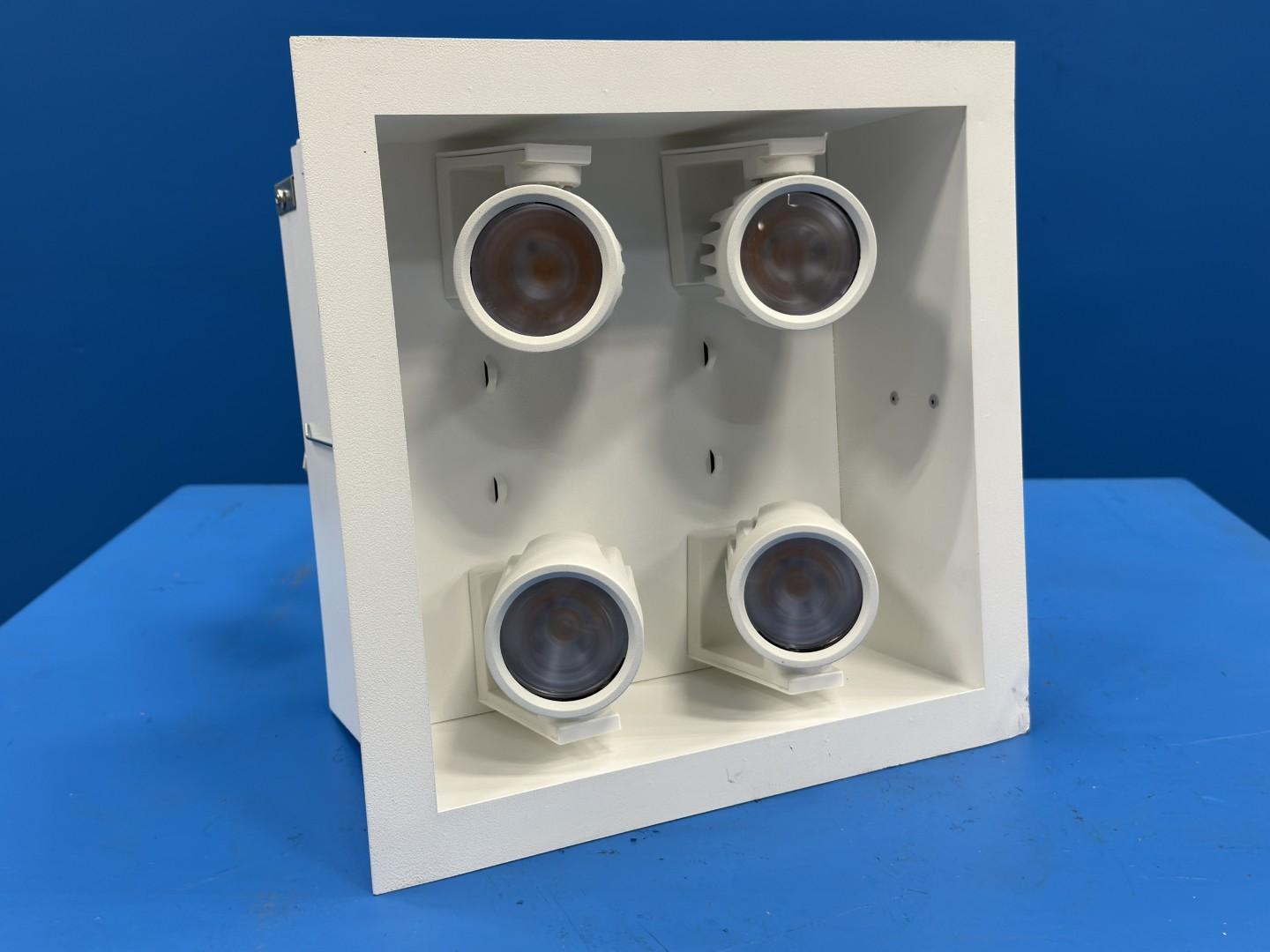 GE Lumination LMM Series LMMQRA009NF9WWVQTRWHTE 4-Head Recessed LED Multiple 71W 2800K 120-277V