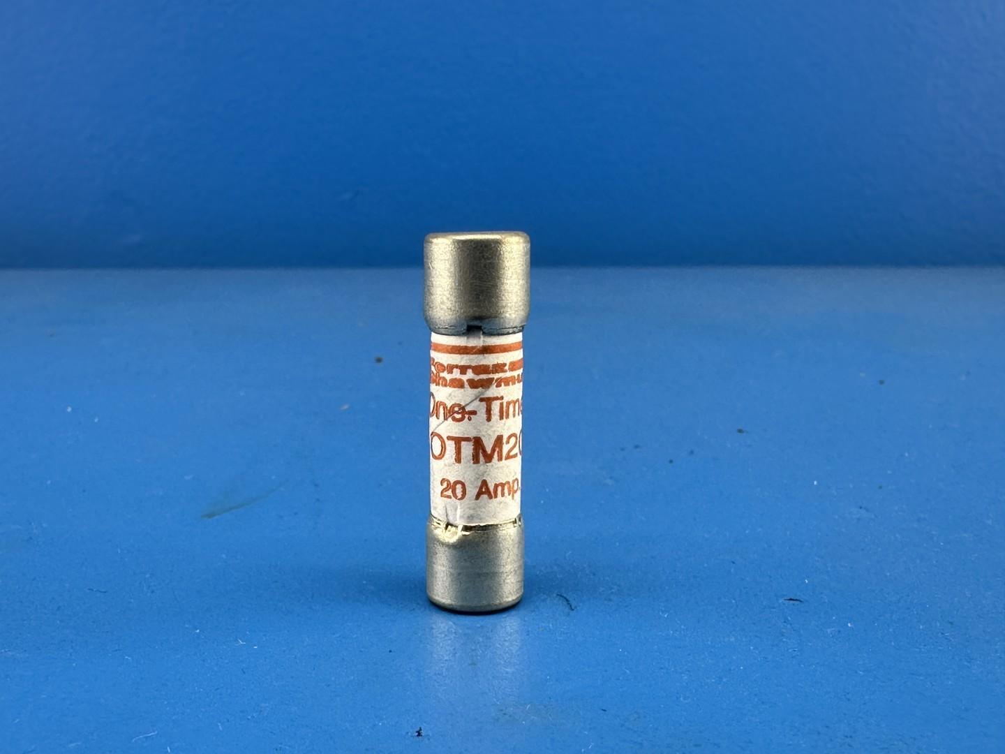 Ferraz Shawmut OTM 20 Fast-Acting Midget Fuse, 20A, 250V