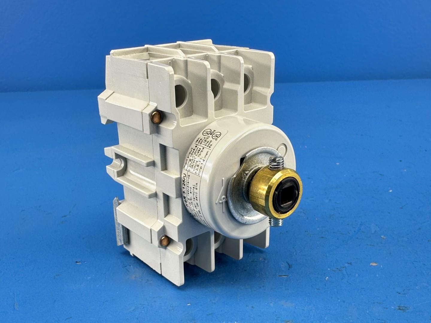 Ensto KSR3.1251/U 3-Pole 125A 600VAC Rotary Disconnect Switch and Motor Controller