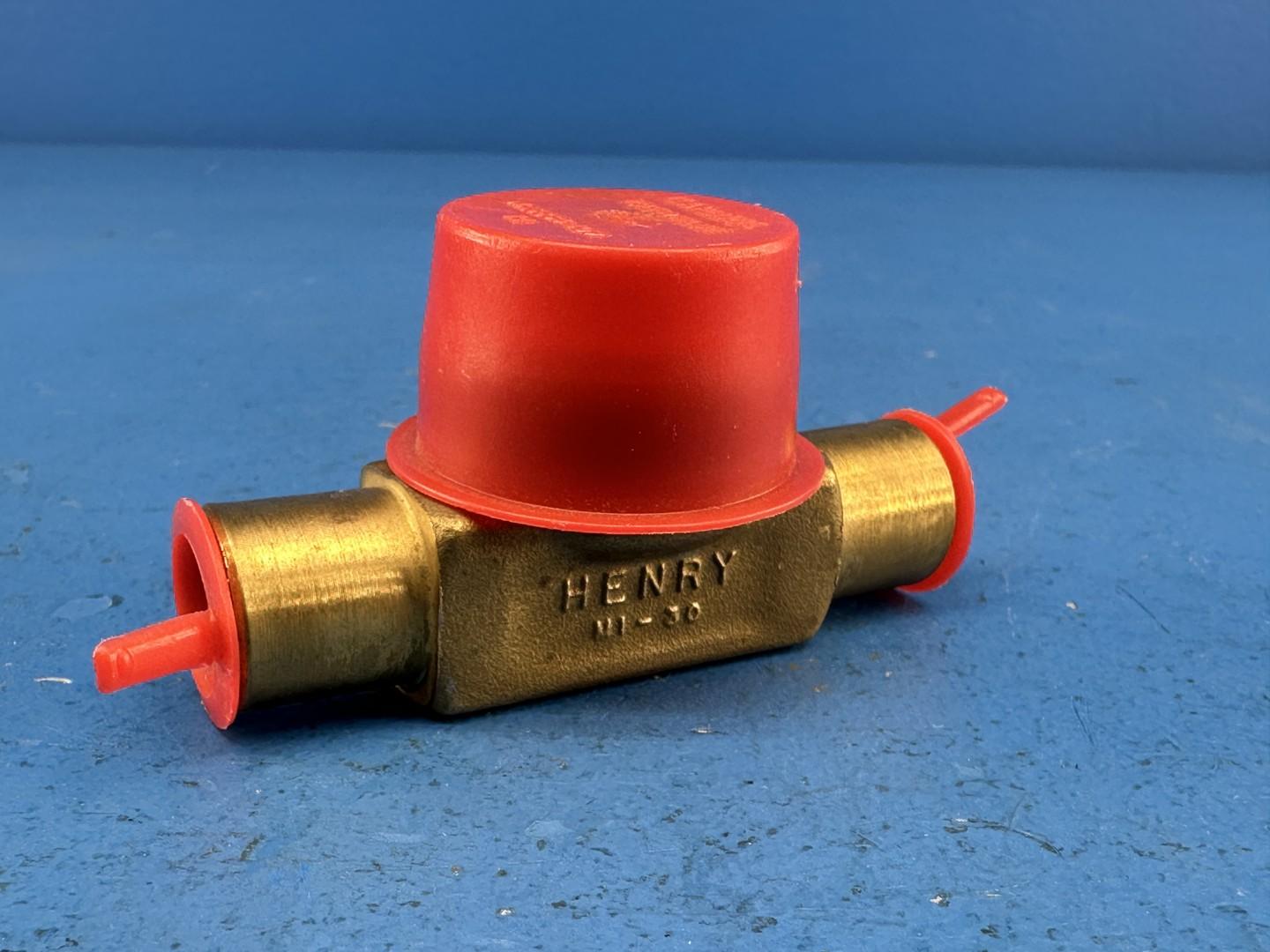 Henry Valve MI-30 "Dri-Vue" Moisture-Liquid Indicator, 3/8" Flare