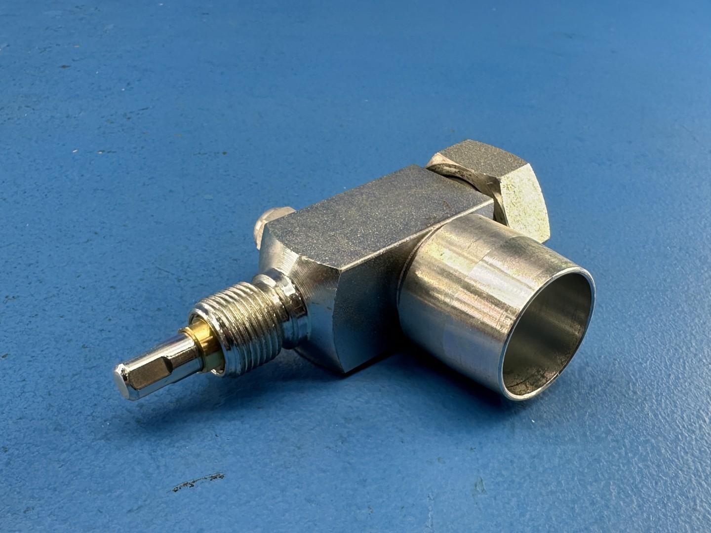 HVAC Refrigeration Service Valve Rotolock 1-1/4-12 x 1-1/8 Sweat Horizontal