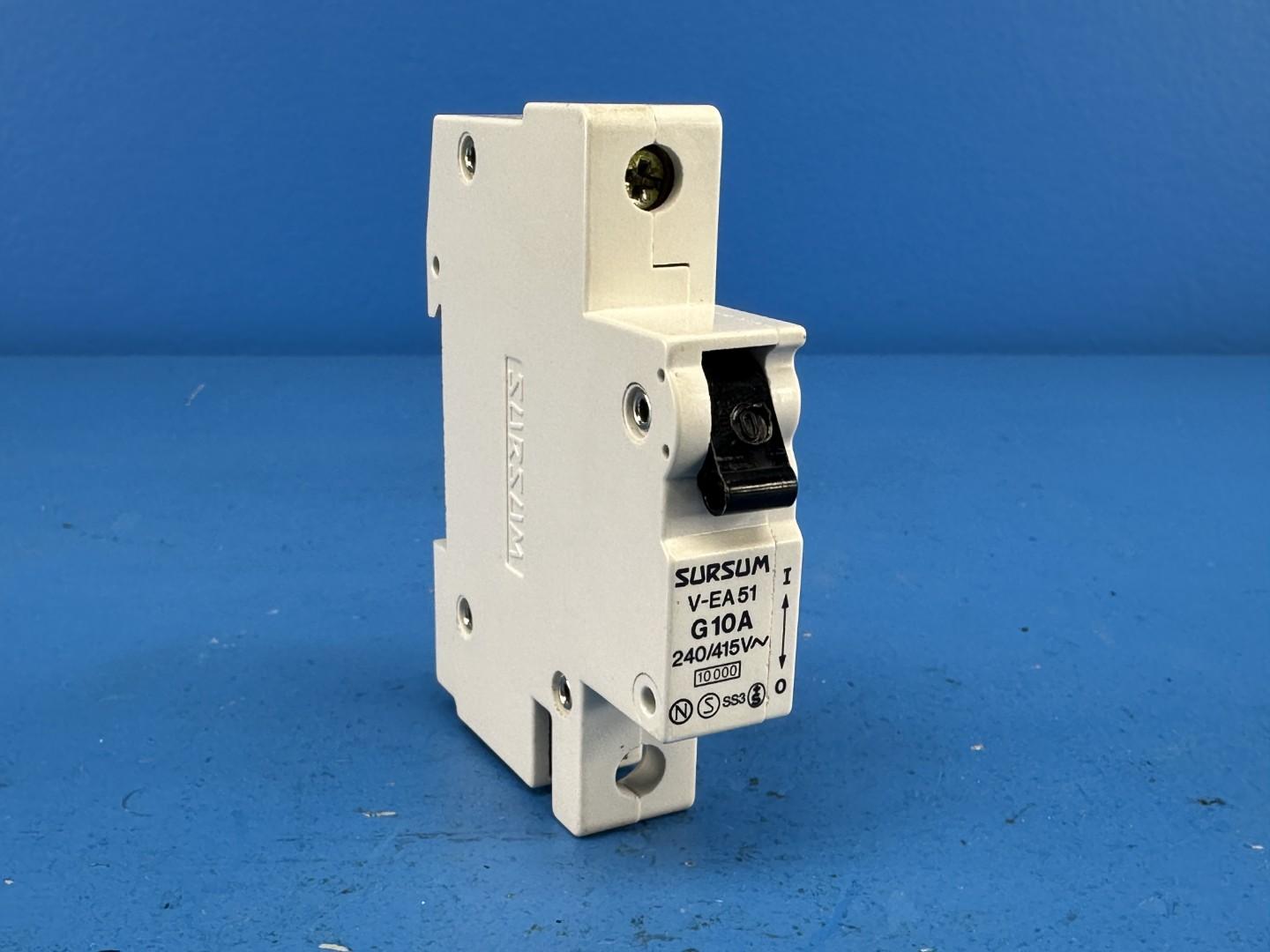 Sursum V-EA51 Circuit Breaker, 10A, 240/415V