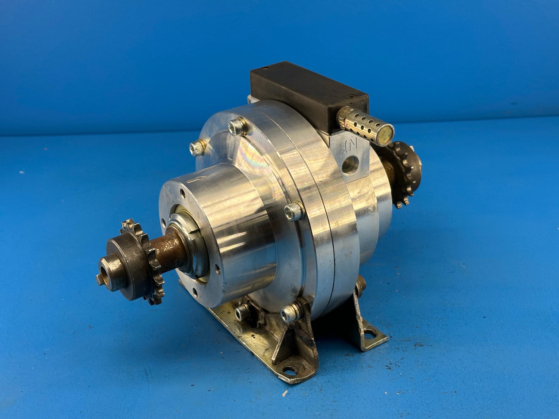 Pneumatic Clutch-Brake Rotastep 1510 Laurence Scott ND080H5111 40-120 Nm 28mm Shaft