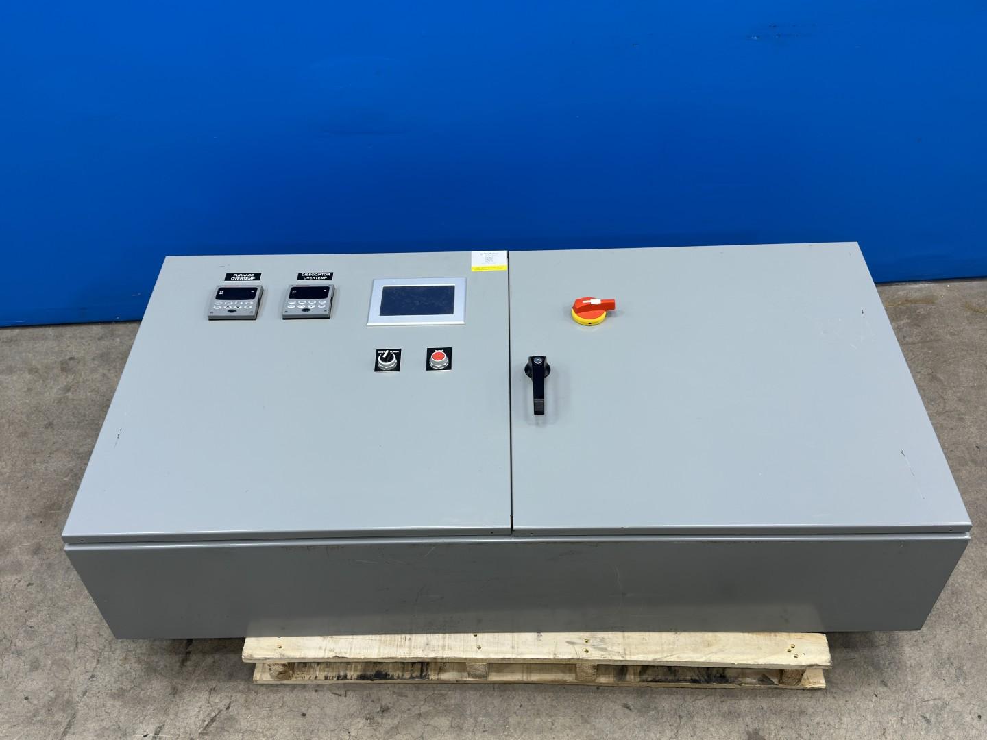 Industrial Control Panel Enclosure 30" x 60" x 12" NEMA 12 Type 3R 50 Amp SCR Furnace Temperature Control - Saginaw SCE-306012WFLP