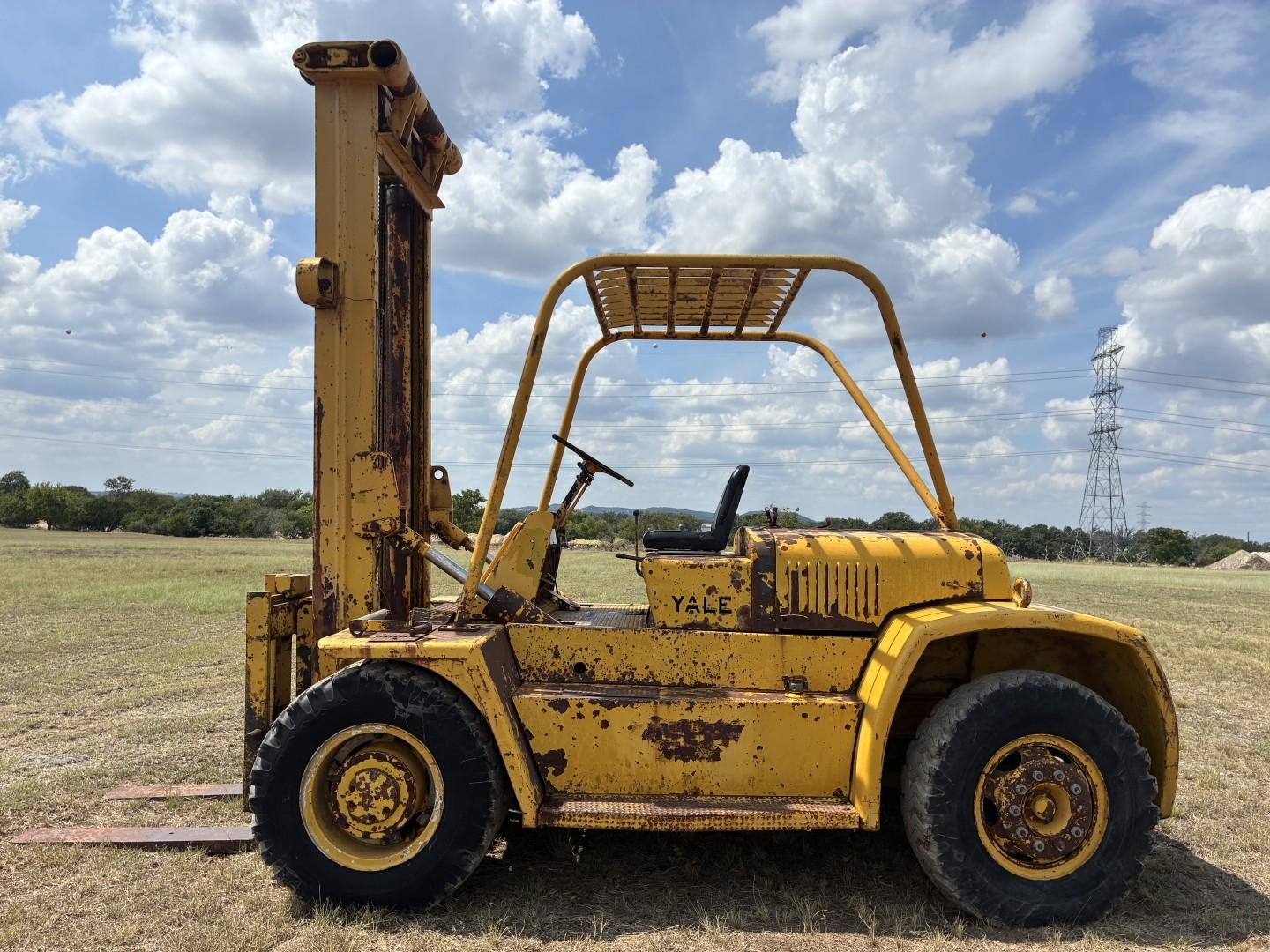 1959 Yale GPA515-24 15,000 lb Gas Forklift Chrysler Engine 4,088 Hrs