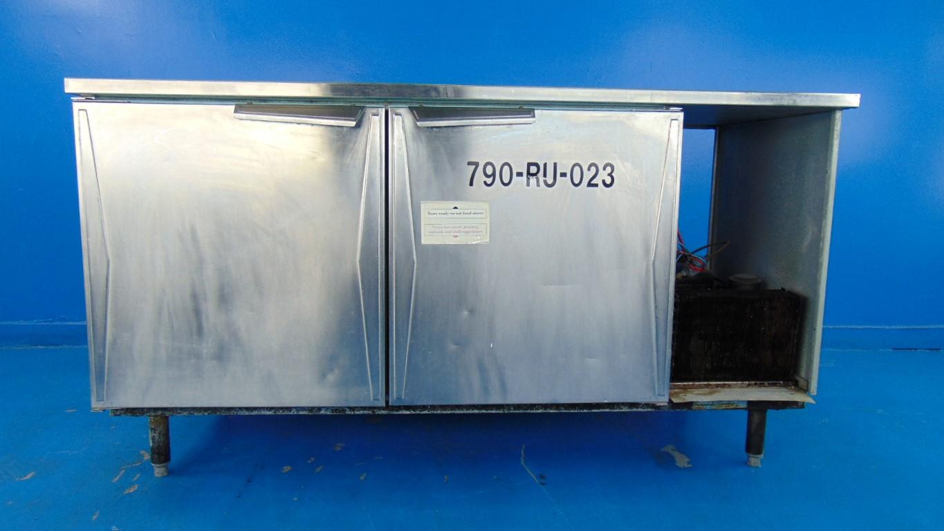 Ranco 790-RU-023 5ft 2-Door Worktop Low Boy Cooler Refrigerator ASIS