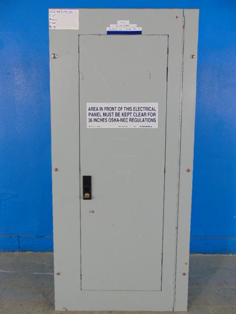 GE A-Series 225 Amp Main Breaker Panelboard AQF3422ABX 208Y/120V 3PH 4-Wire 42-Circuit
