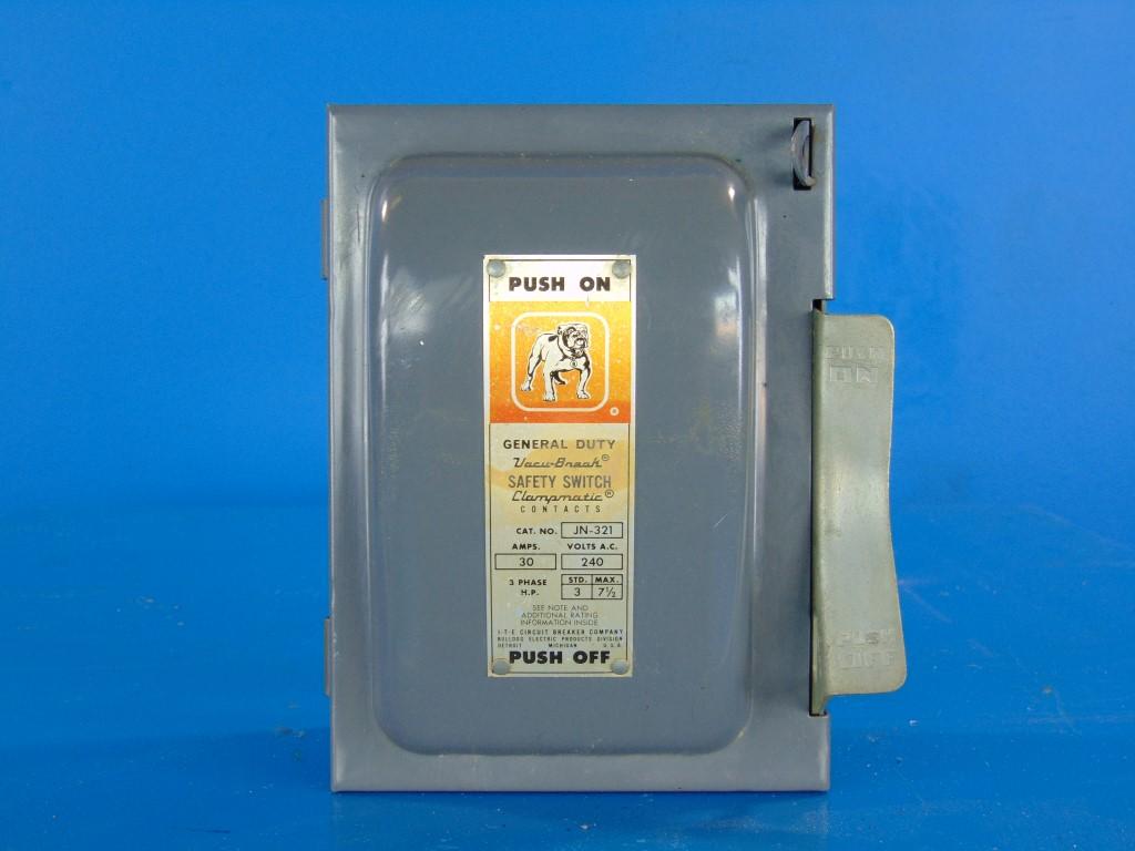 General Duty JN-321 Safety Switch 30Amp 240V 3HP