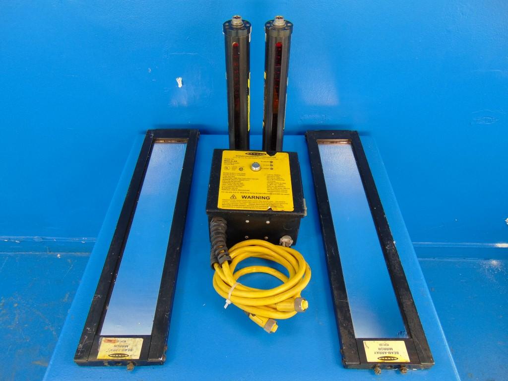 Banner MGCA-4A Light Curtain Set MGCA4A MGR1216A MGE1216A w/MGM18A Mirrors