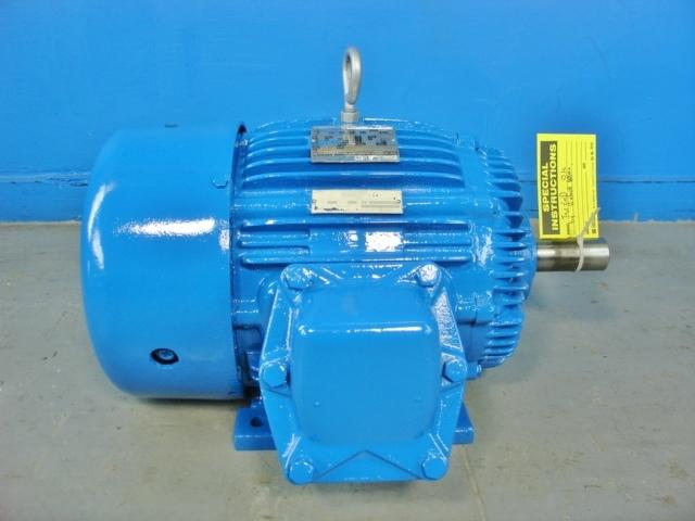 15 HP & 10 HP Electric Motor 3500/2935 RPM 3PH 230/460V 254T Frame EPFC Marathon WJ 254TTGS8001AT W 60/50Hz