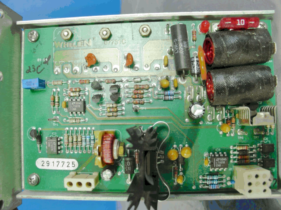 Whelen Engineering Company, Inc. 67731C 2917725 alarm circuit board. Out of working unit