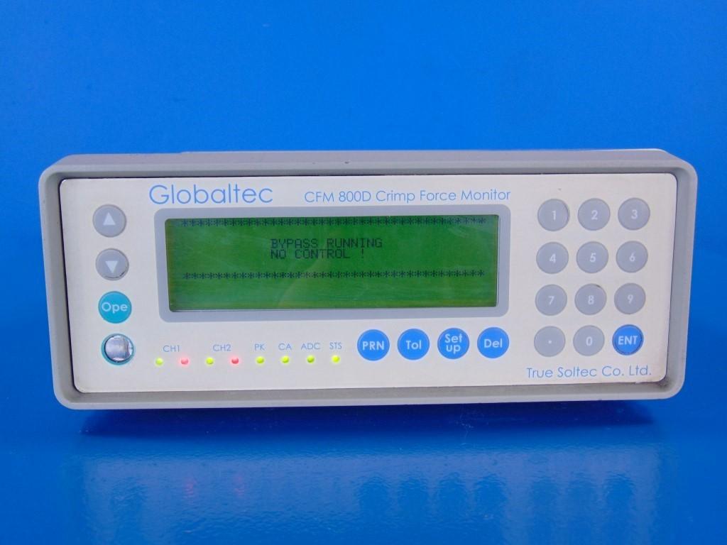 True Soltec CFM 800D Globaltec CFM800D CRIMP FORCE MONITOR