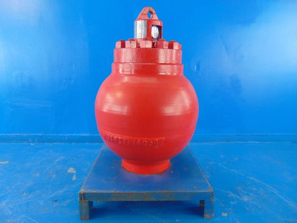 Pengzhou Yonghong Foundry KB-75 Pulsation Dampener & Bladder - 5000 PSI - Industrial Hydraulic Pressure Control