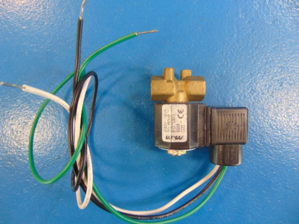 M&M ED 100 D249 2-way solenoid valve, G 1/4 ", brass, normally closed