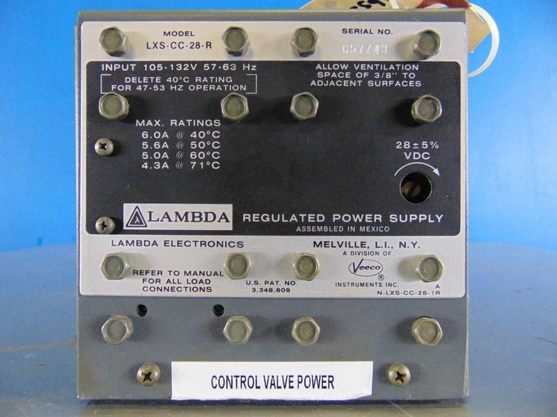 LAMBDA Electronics LXS-CC-28-R Regulated Linear Power Supply, 120Vac Input, 28VDC Output, 2.5A