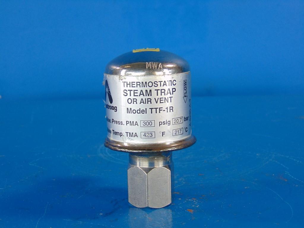 Armstrong TTF-1R TTF-1 R A Stainless Steam Trap Air vent 300psi 3/4" Npt