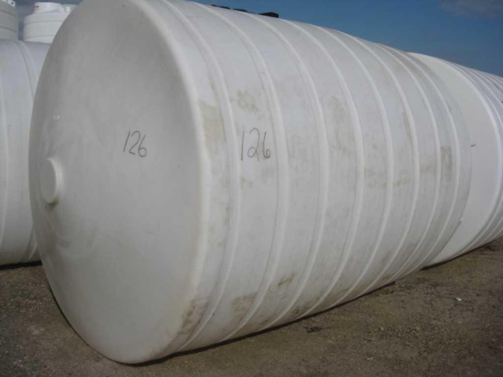 Enduraplas THC03000 3000 Gallon Cone Bottom Storage Tank - Model THC03000WH - High-Capacity Liquid Storage