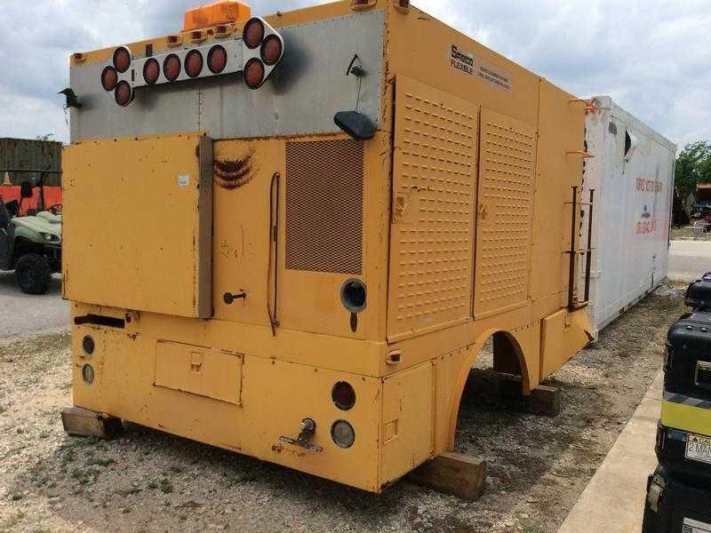 Sreco-Flexible Auger Jetter Machine HV2000SKID Model - 2056 Hours - Gas Engine