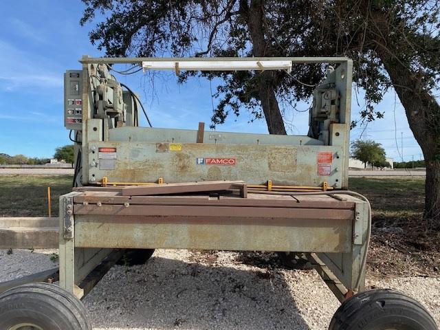 Famco 2575 Mechanical 24" Deep Throat Shear - 1/4" x 6' Capacity, 10HP - Used, 156 Hours