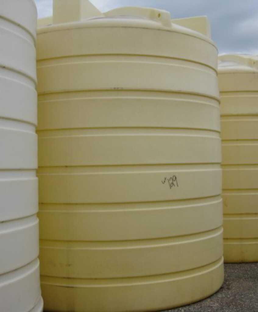 Enduraplas THV06250 6250 Gallon Flat Bottom Storage Tank - Model - Yellow - Industrial Liquid Storage