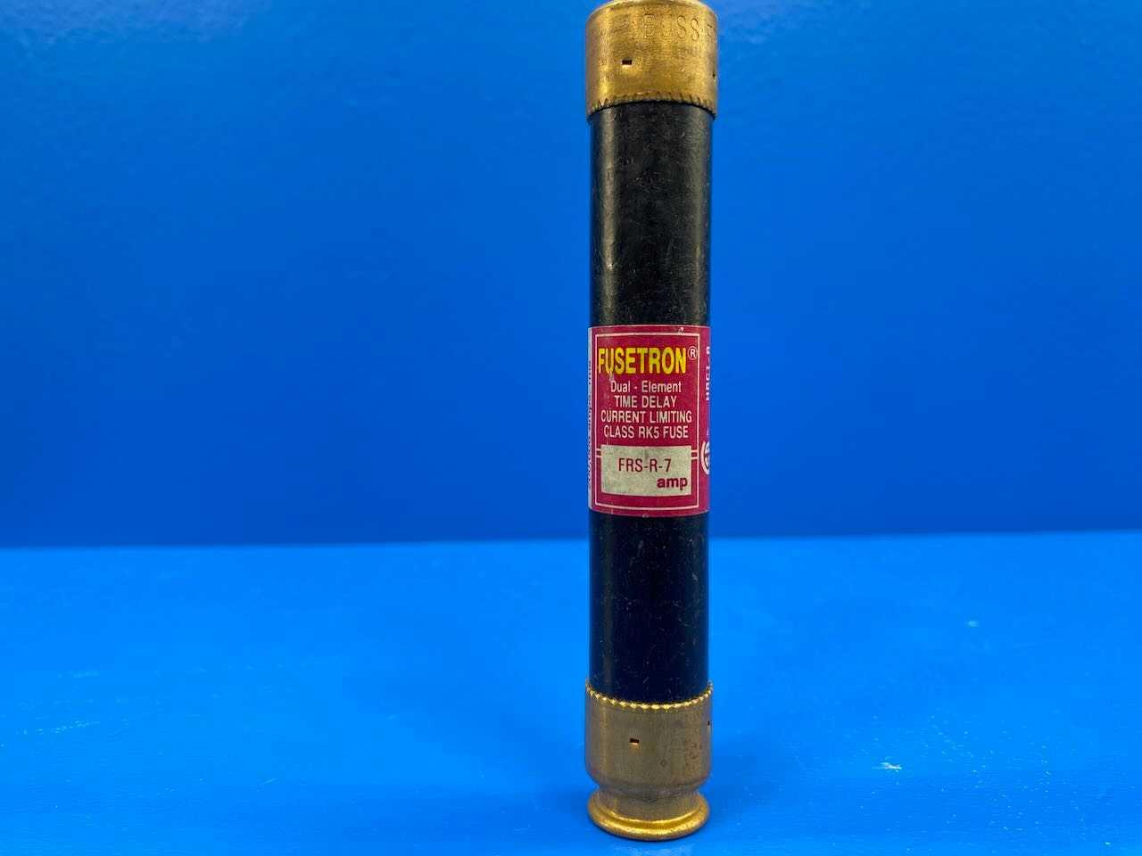 7 Amp Class RK5 Dual-Element Time Delay Fuse 600V Bussmann Fusetron FRS-R-7