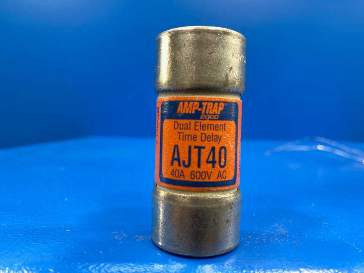 40 Amp Class J Time Delay Fuse 600V Mersen Amp-Trap 2000 AJT-40