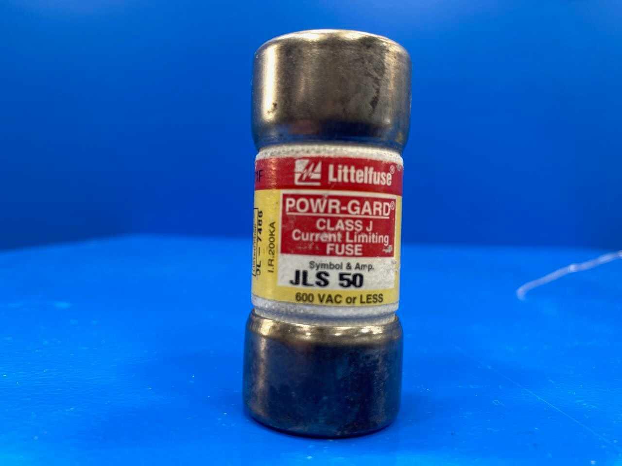 50 Amp Class J Fast-Acting Fuse 600V Littelfuse POWR-GARD JLS-50