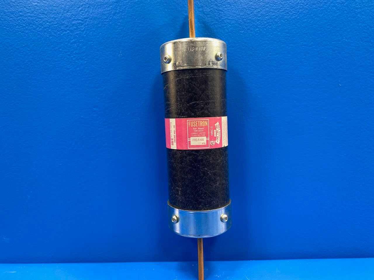 600 Amp Class RK5 Dual-Element Time Delay Fuse 600V Bussmann Fusetron FRS-R-600
