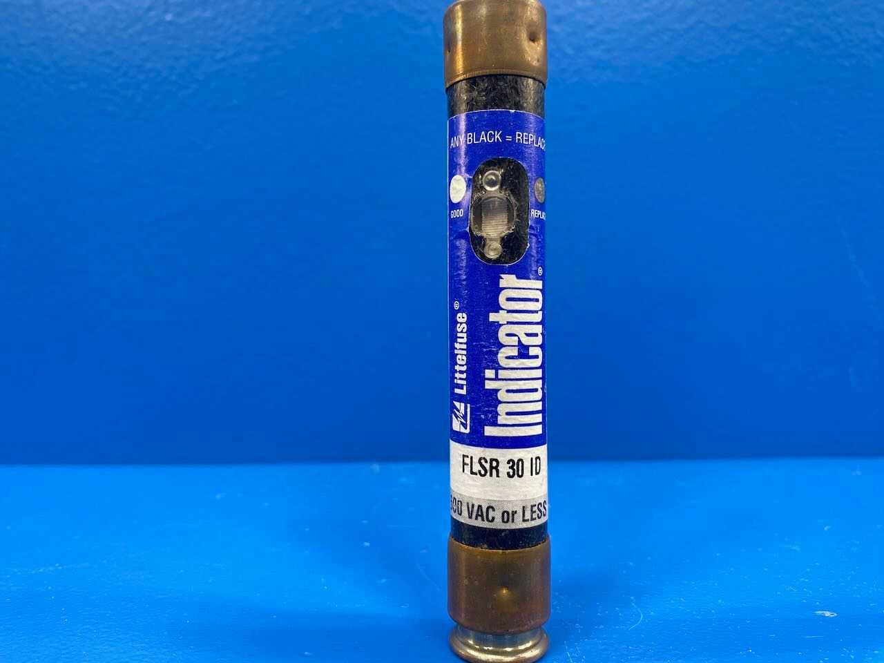 30 Amp Class RK5 Dual-Element Time Delay Fuse 600V Littelfuse POWR-GARD Slo-Blo FLSR-30-ID