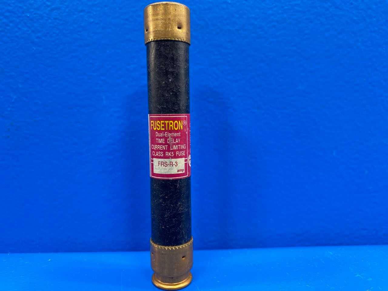 3 Amp Class RK5 Dual-Element Time Delay Fuse 600V Bussmann Fusetron FRS-R-3