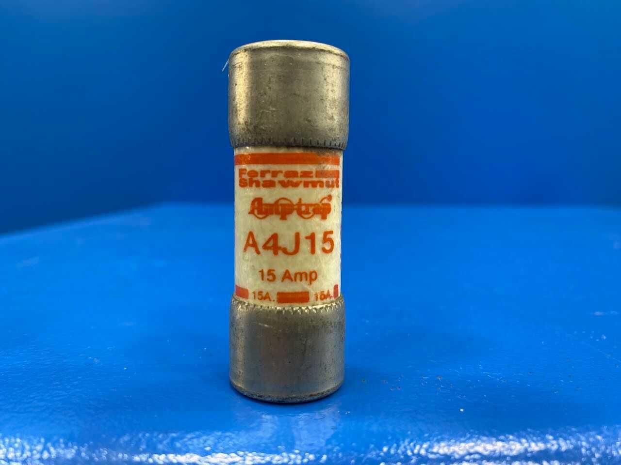 15 Amp Class J Fast-Acting Fuse 600V Mersen Amp-Trap A4J-15