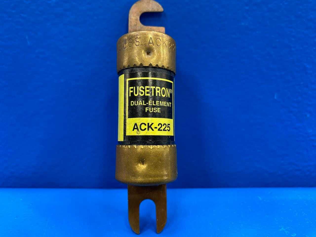 225 Amp Dual-Element Fuse Bussmann Fusetron ACK-225