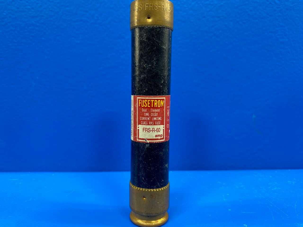 60 Amp Class RK5 Dual-Element Time Delay Fuse 600V Bussmann Fusetron FRS-R-60