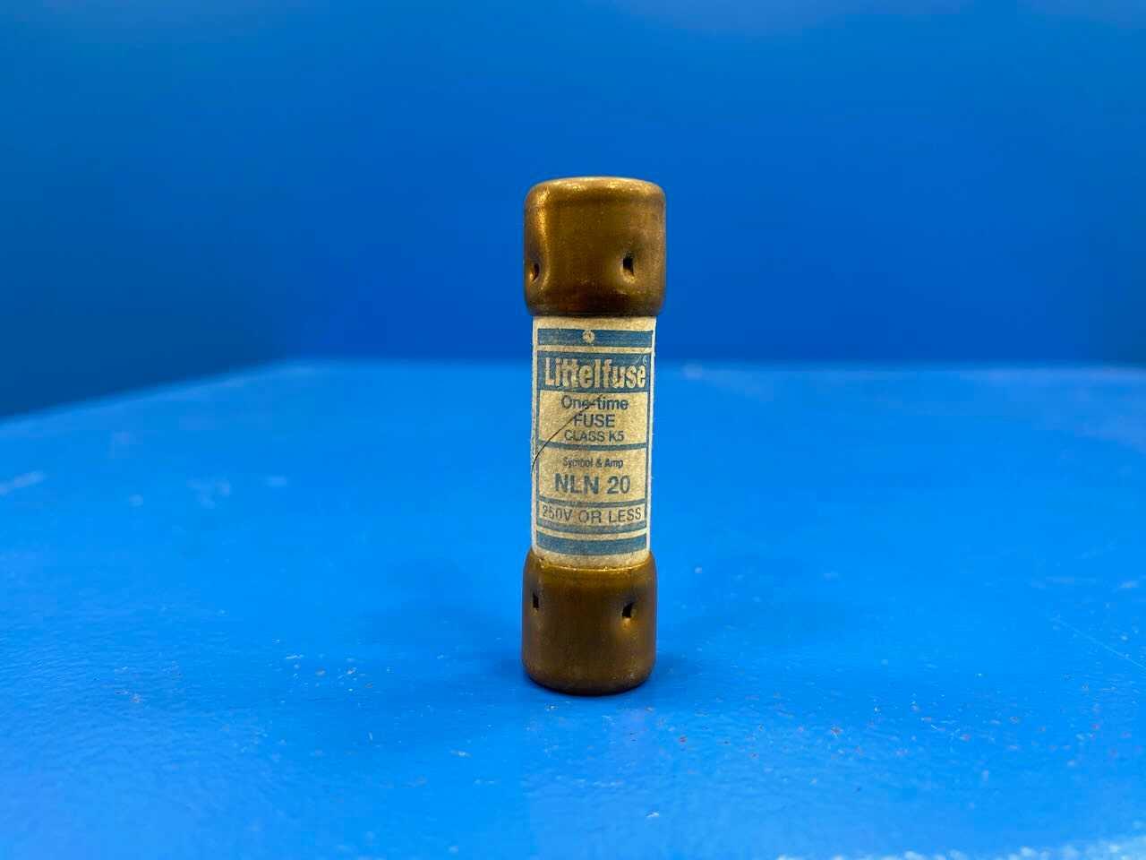 20 Amp Class K5 One-Time Fuse 250V Littelfuse NLN-20