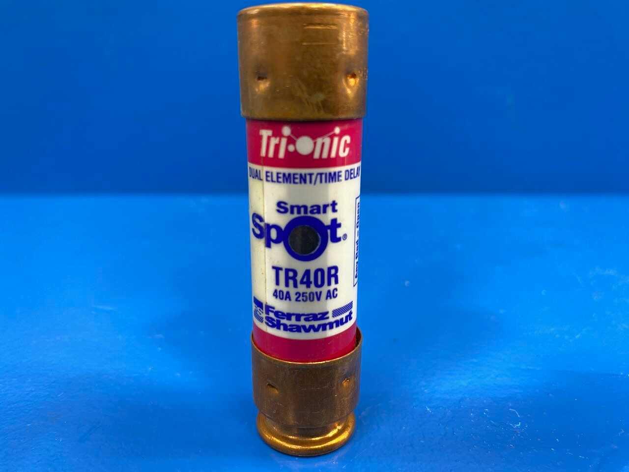 40 Amp Class RK5 Time Delay Fuse 250V Mersen Tri-Onic TR-40R