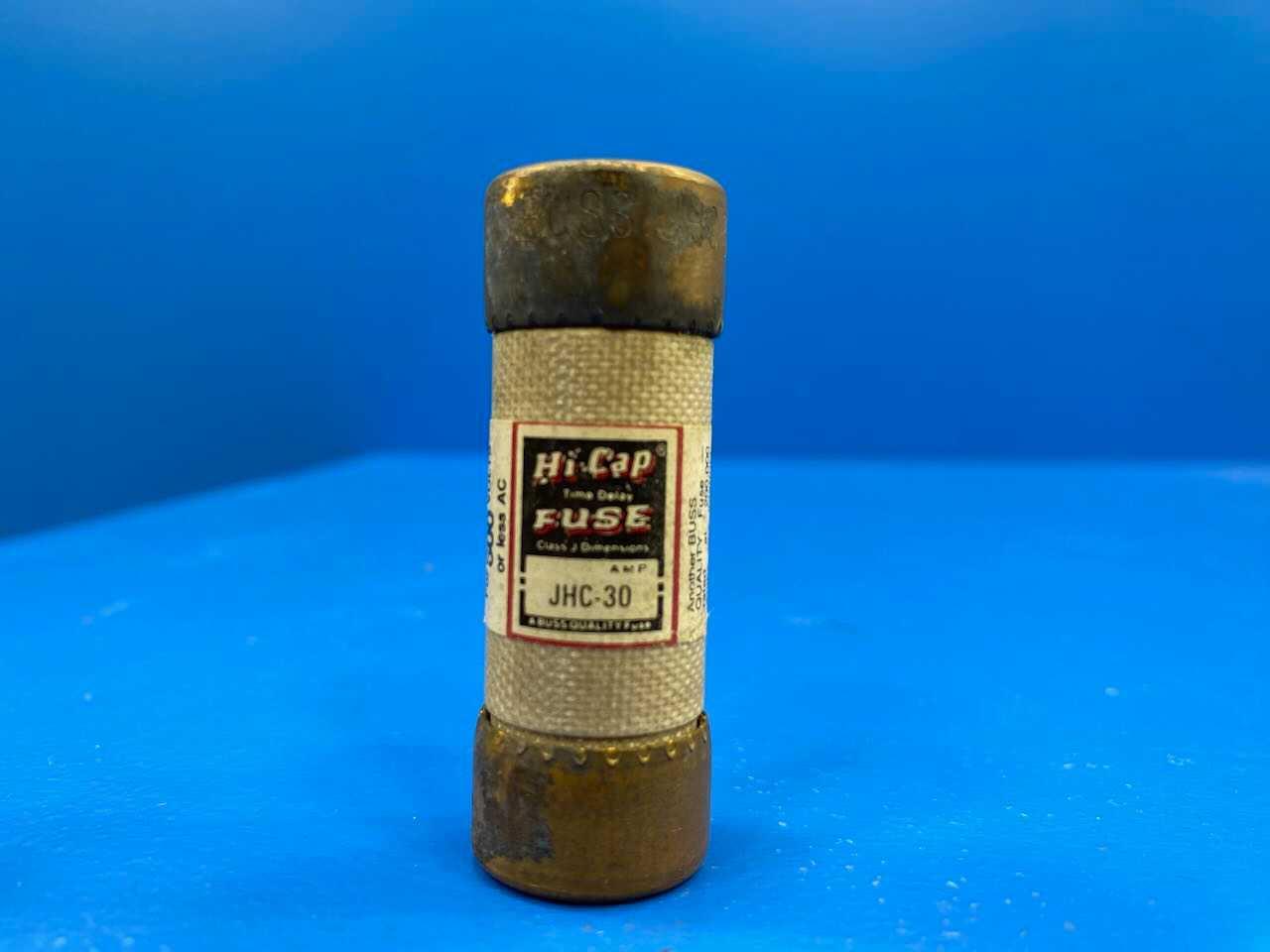 30 Amp Time Delay Fuse 600V Bussmann Hi-Cap JHC-30