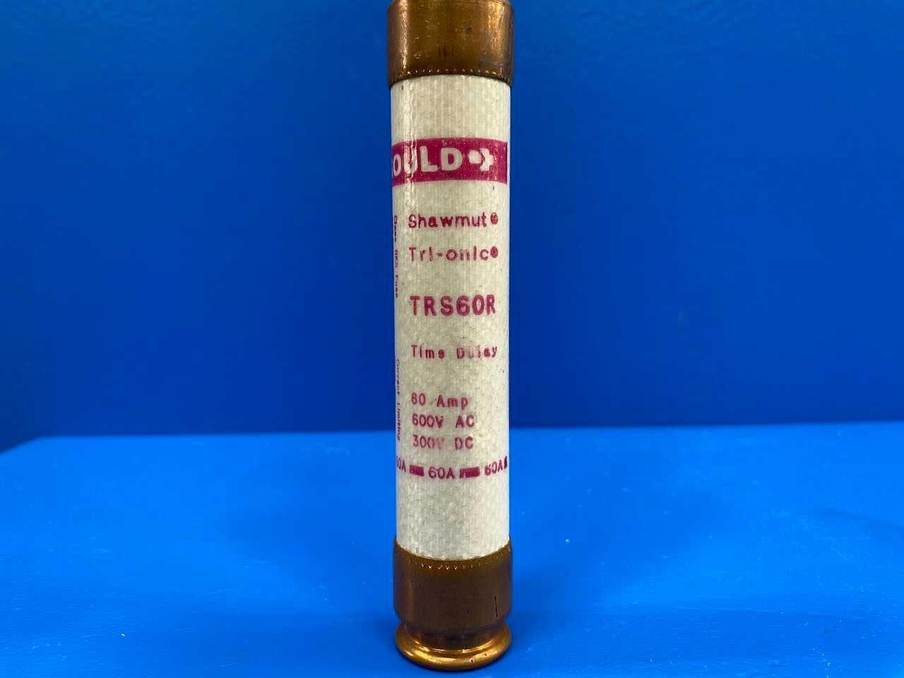 60 Amp Class RK5 Time Delay Fuse 600V Mersen Tri-Onic TRS-60R