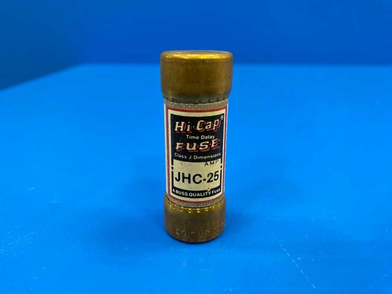 25 Amp Time Delay Fuse 600V Bussmann Hi-Cap JHC-25