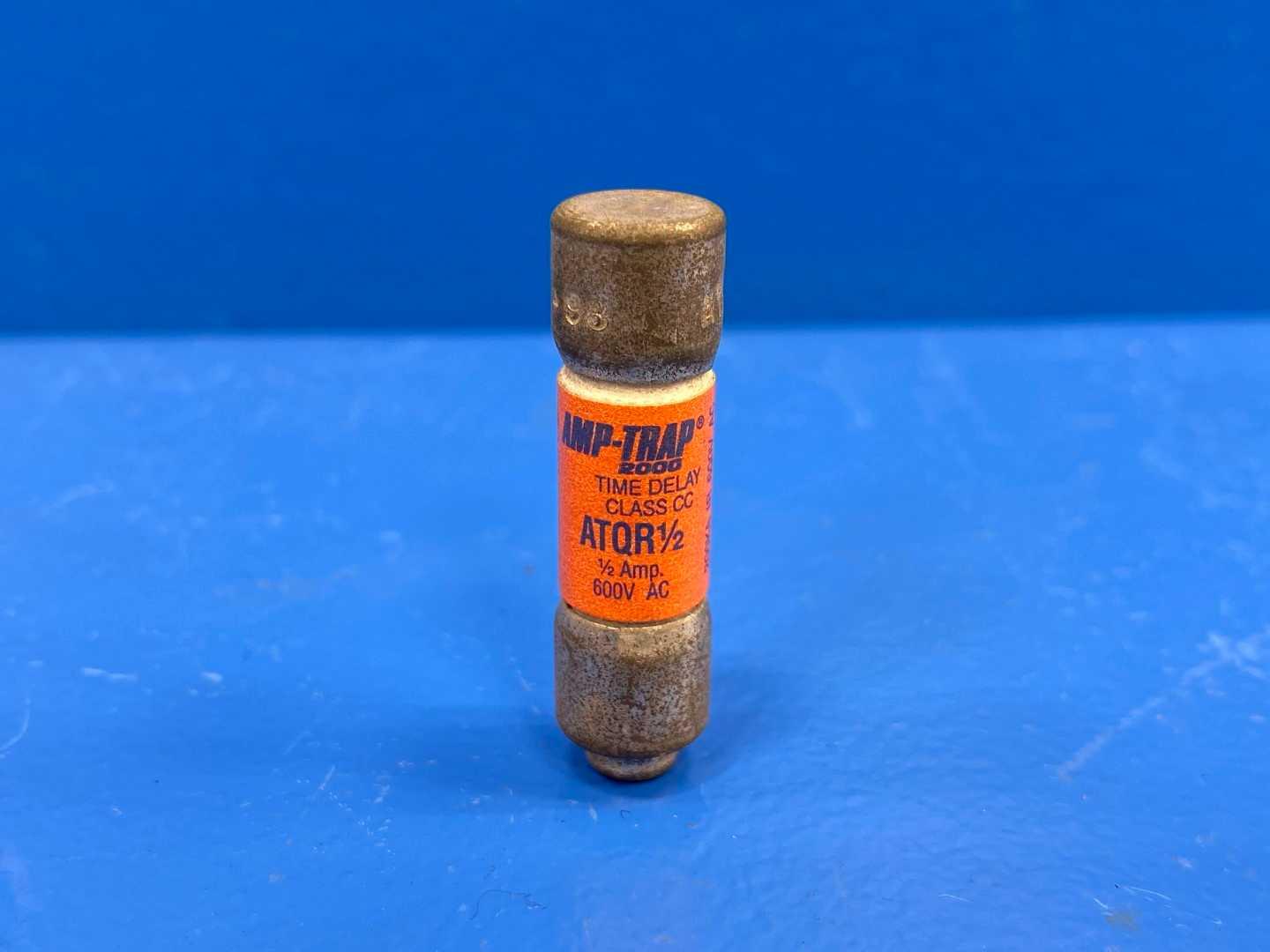 1/2 Amp Class CC Time Delay Fuse 600V Mersen Amp-Trap 2000 ATQR-1/2