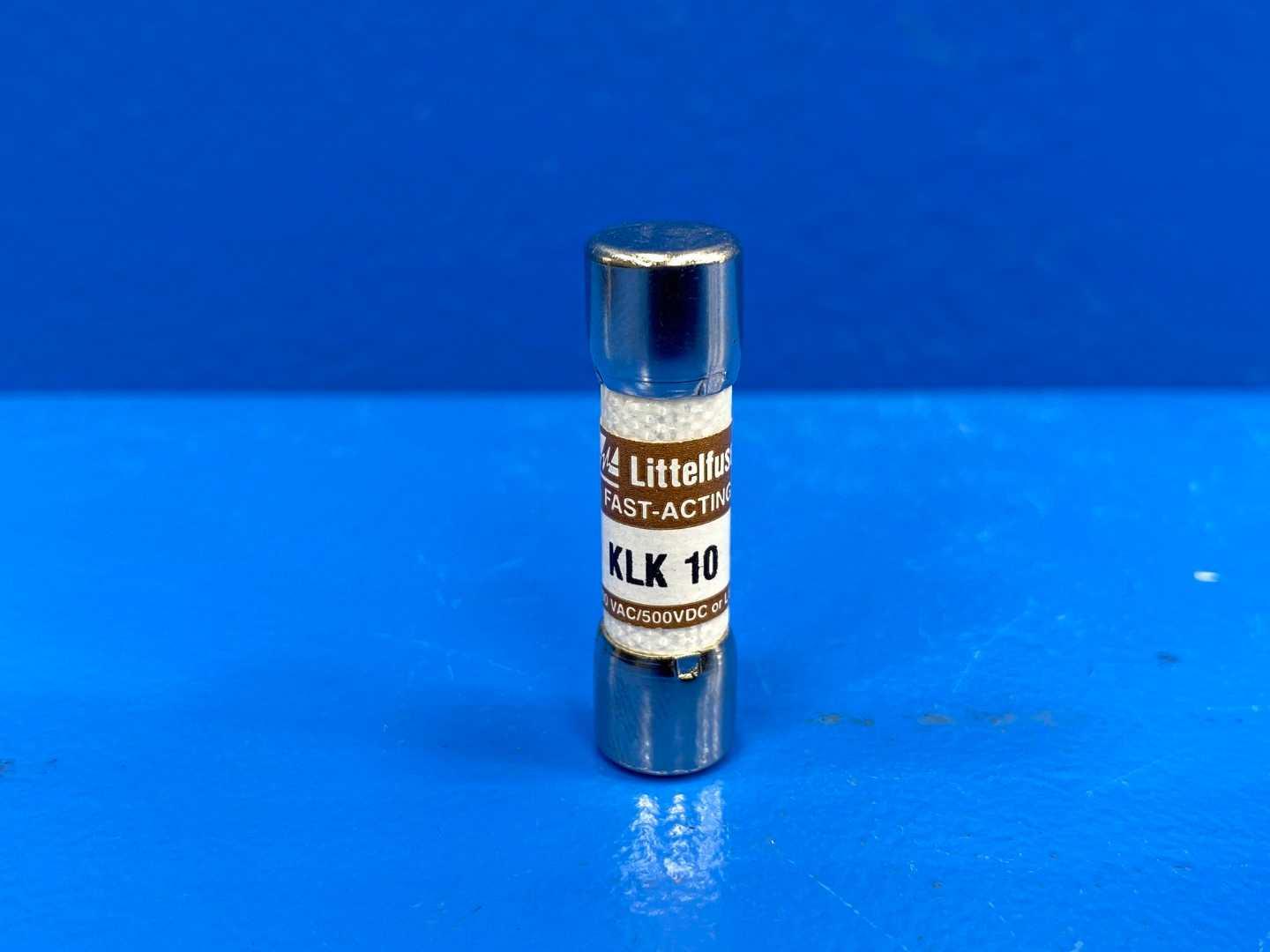 10 Amp Class CC Fast-Acting Fuse 600V Littelfuse KLK-10