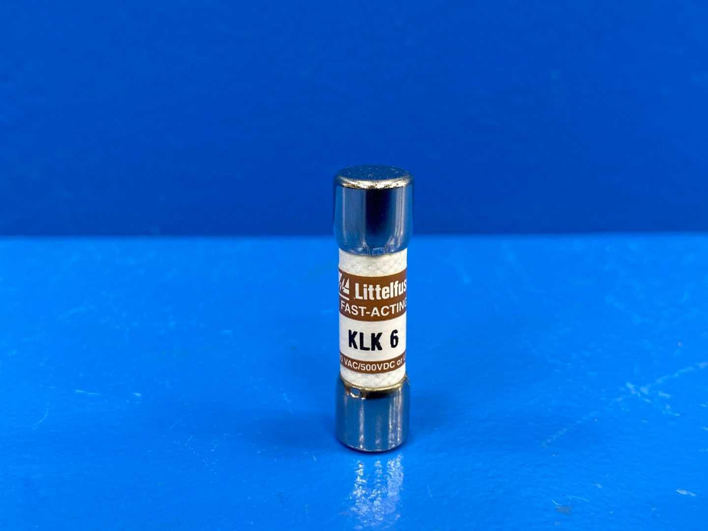6 Amp Class CC Fast-Acting Fuse 600V Littelfuse KLK-6