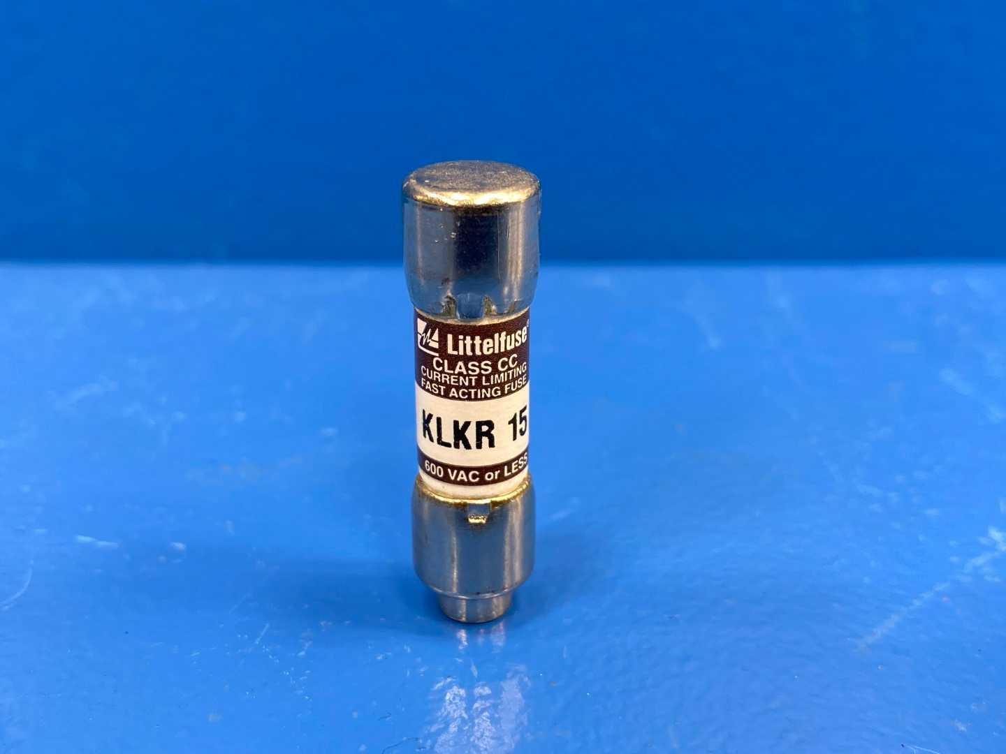 15 Amp Class CC Fast-Acting Fuse 600V Littelfuse KLKR-15