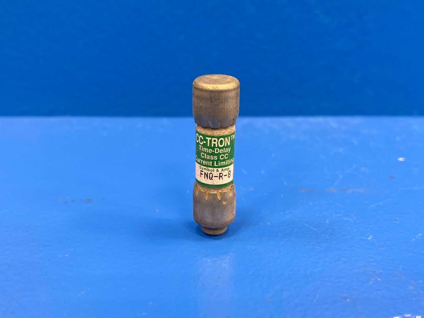 8 Amp Class CC Time Delay Fuse 600V Bussmann CC-Tron FNQ-R-8